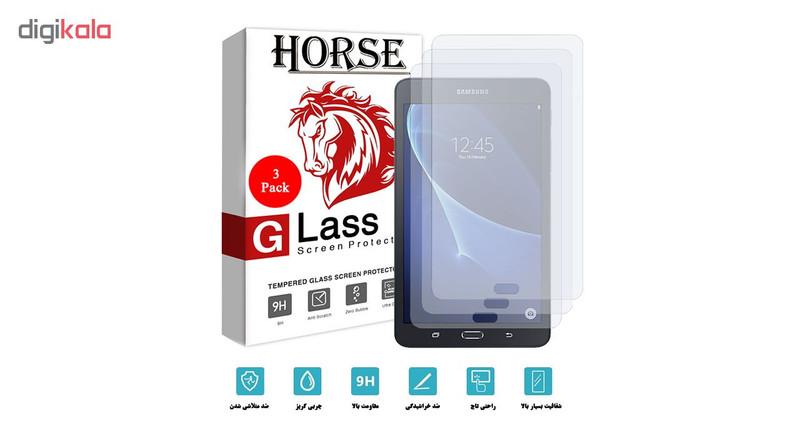 محافظ صفحه نمایش هورس مدل UCC مناسب برای تبلت سامسونگ Galaxy Tab A 7 T285 بسته سه عددی