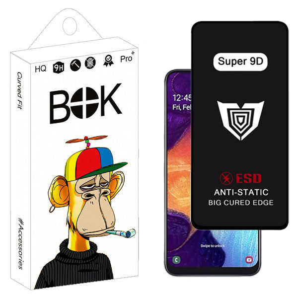 محافظ صفحه نمایش فول بوک مدل Super 9D Touch مناسب برای گوشی موبایل سامسونگ Galaxy a20 / a30 / a30s / a31 / a50 / a50s / m31 / m31 prime / m21 / m30 / m30s