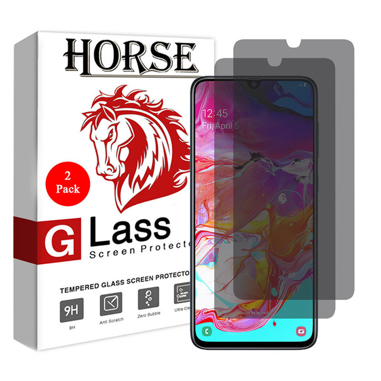 محافظ صفحه نمایش حریم شخصی هورس مدل PPS مناسب برای گوشی موبایل سامسونگ Galaxy A70 بسته دو عددی