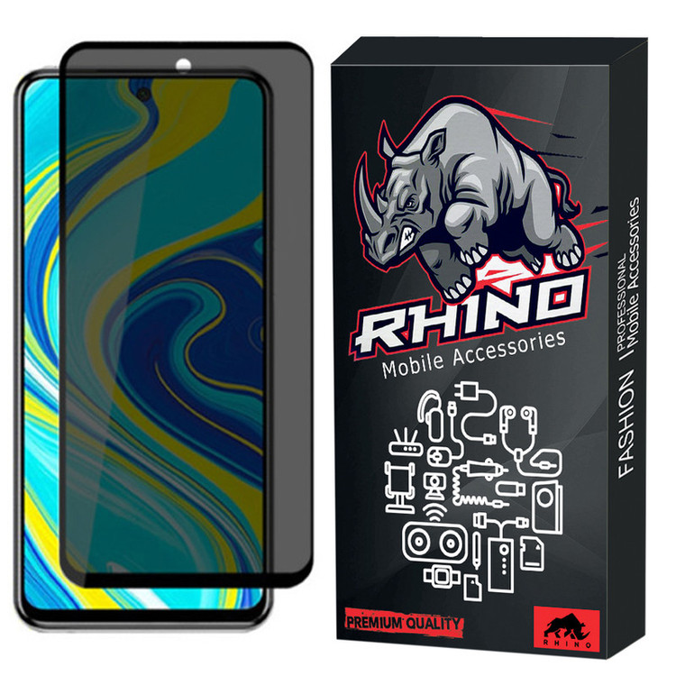 محافظ صفحه نمایش حریم شخصی راینو مدل RGP مناسب برای گوشی موبایل شیائومی Redmi Note 9 Pro