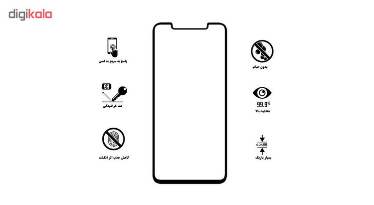 محافظ صفحه نمایش 6D هورس مدل FAG مناسب برای گوشی موبایل هوآوی Mate 20 Pro بسته سه عددی