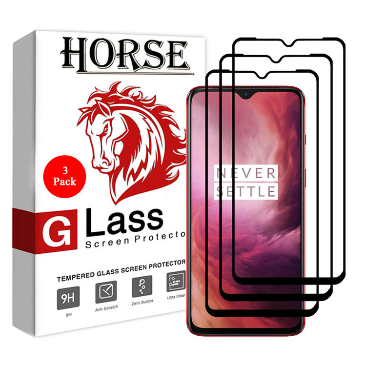 محافظ صفحه نمایش 5D هورس مدل FAG مناسب برای گوشی موبایل وان پلاس 7 بسته سه عددی