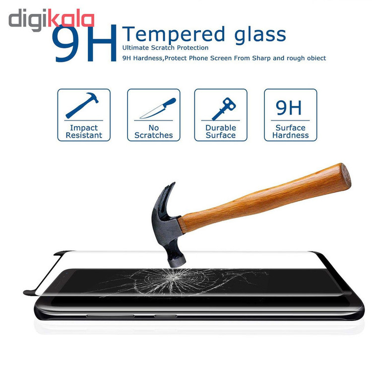 محافظ صفحه نمایش 6D هورس مدل FAG مناسب برای گوشی موبایل سامسونگ Galaxy Note8 بسته سه عددی