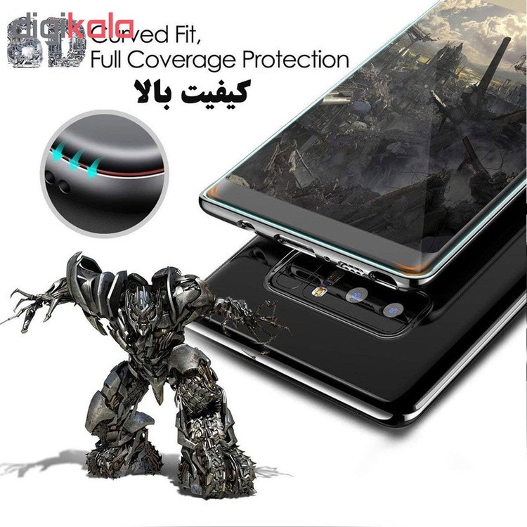 محافظ صفحه نمایش 6D هورس مدل FAG مناسب برای گوشی موبایل سامسونگ Galaxy Note8 بسته سه عددی