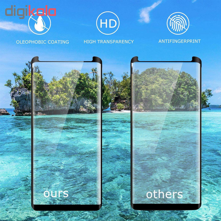 محافظ صفحه نمایش 6D هورس مدل FAG مناسب برای گوشی موبایل سامسونگ Galaxy Note8 بسته سه عددی