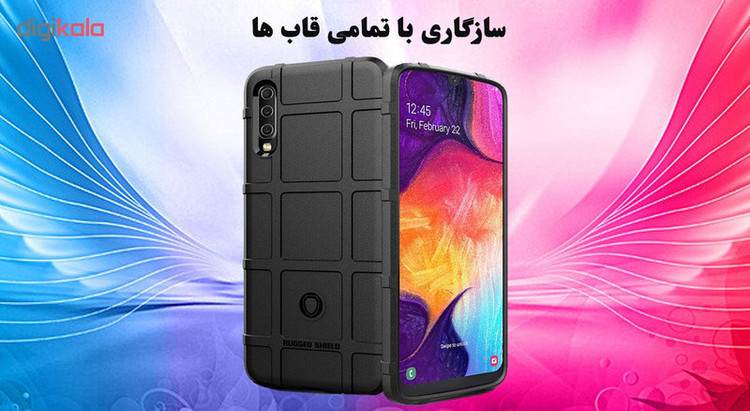محافظ صفحه نمایش 5D هورس مدل FAG مناسب برای گوشی موبایل سامسونگ Galaxy A30s بسته سه عددی