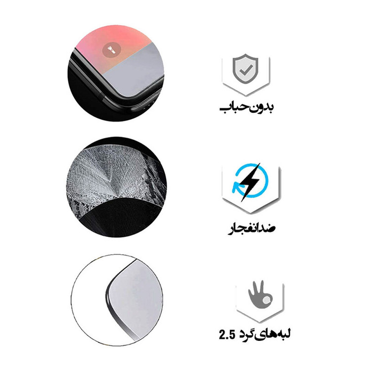 محافظ لنز دوربین روبیکس مدل SAD11P مناسب برای گوشی موبایل اپل iPhone 11 pro max