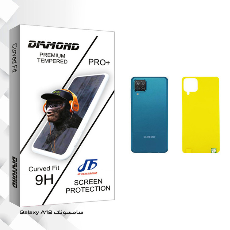 محافظ پشت گوشی جی اف مدل Diamond glass مناسب برای گوشی موبایل سامسونگ Galaxy A12