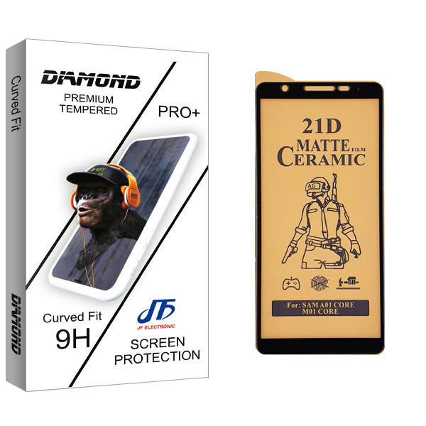 محافظ صفحه نمایش سرامیکی جی اف مدل Diamond glass مناسب برای گوشی موبایل سامسونگ Galaxy A01 Core