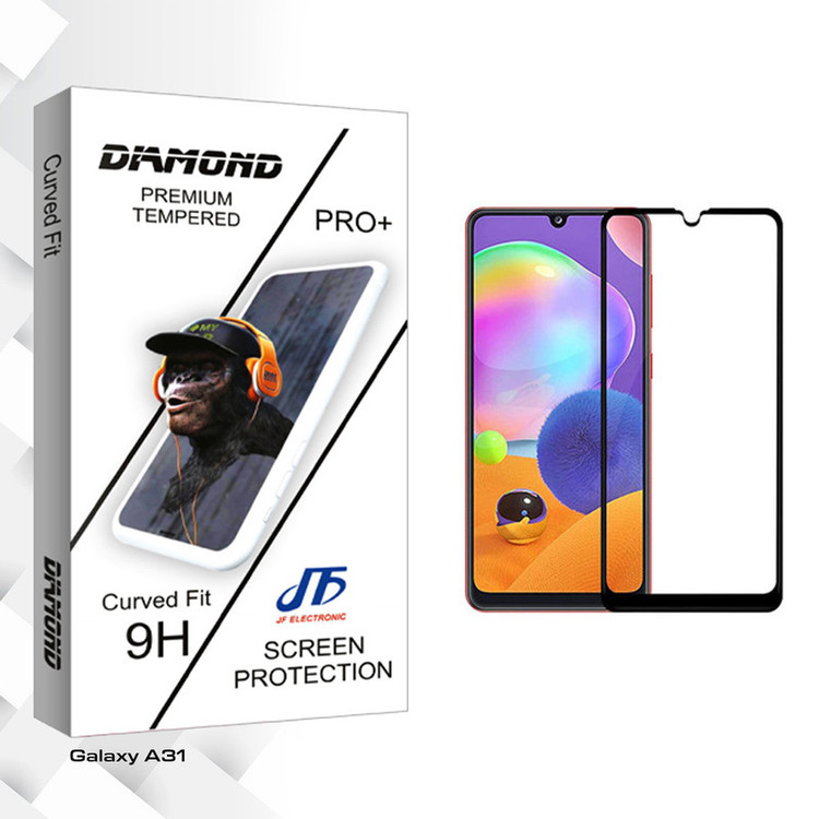 محافظ صفحه نمایش جی اف مدل Diamond glass مناسب برای گوشی موبایل سامسونگ Galaxy A31