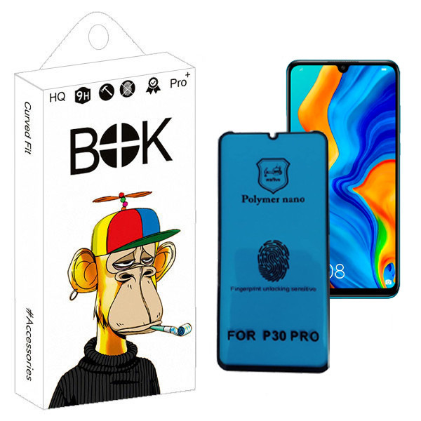 محافظ صفحه نمایش بوک مدل Nano Polymer Touch مناسب برای گوشی موبایل هوآوی p30