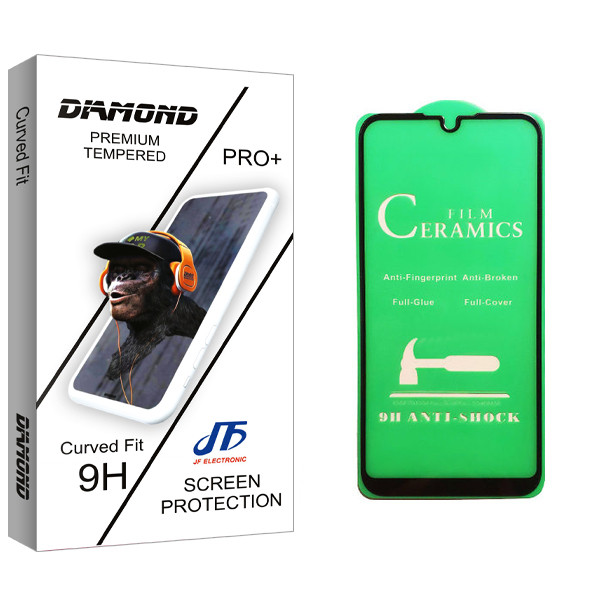 محافظ صفحه نمایش سرامیکی جی اف مدل Diamond glass مناسب برای گوشی موبایل آنر 8S