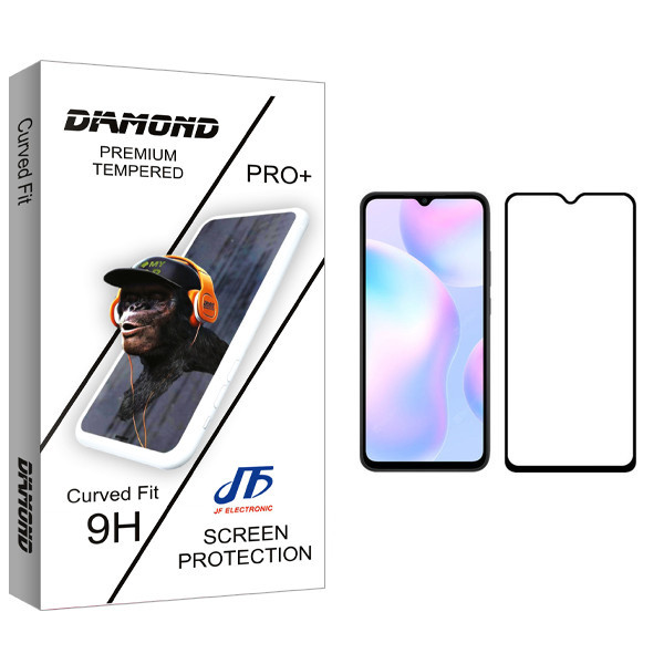محافظ صفحه نمایش جی اف مدل Diamond glass مناسب برای گوشی موبایل شیائومی Redmi 9A