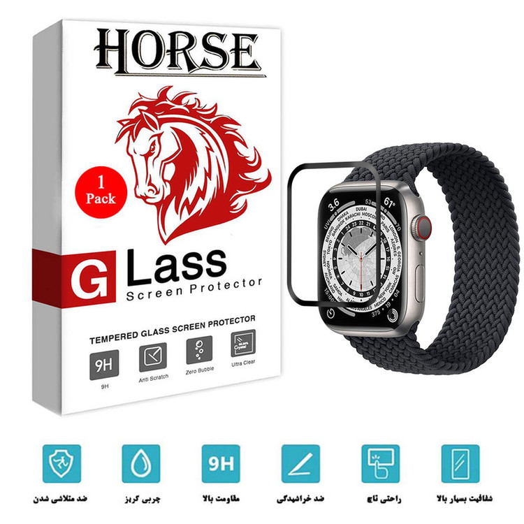محافظ صفحه نمایش هورس مدل PMMA-H مناسب برای ساعت هوشمند اپل Watch Edition Series 7 41mm