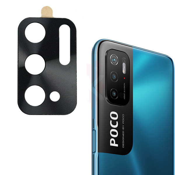 محافظ لنز دوربین هورس مدل STL-BLK مناسب برای گوشی موبایل شیائومی Poco M3 Pro