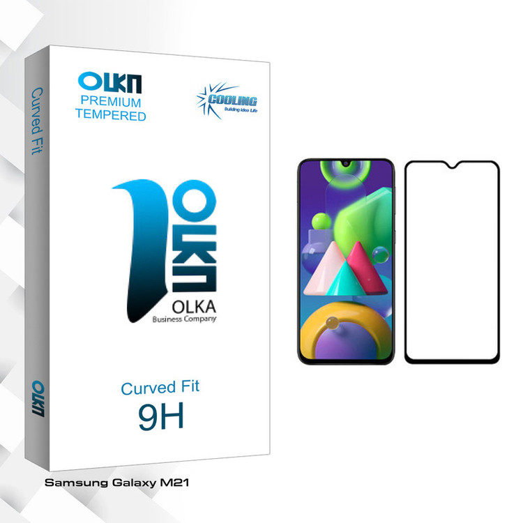 محافظ صفحه نمایش کولینگ مدل Olka glass مناسب برای گوشی موبایل سامسونگ Galaxy M21