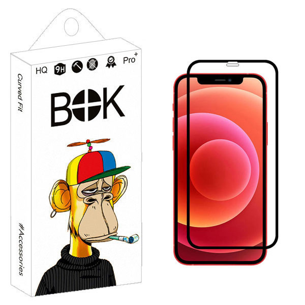 محافظ صفحه نمایش بوک مدل 4K مناسب برای گوشی موبایل اپل IPHONE 12MINI