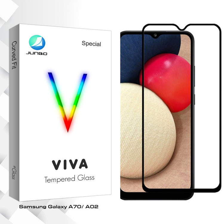 محافظ صفحه نمایش سرامیکی مات جانبو مدل Viva Glass مناسب برای گوشی موبایل سامسونگ Galaxy A70/ A02