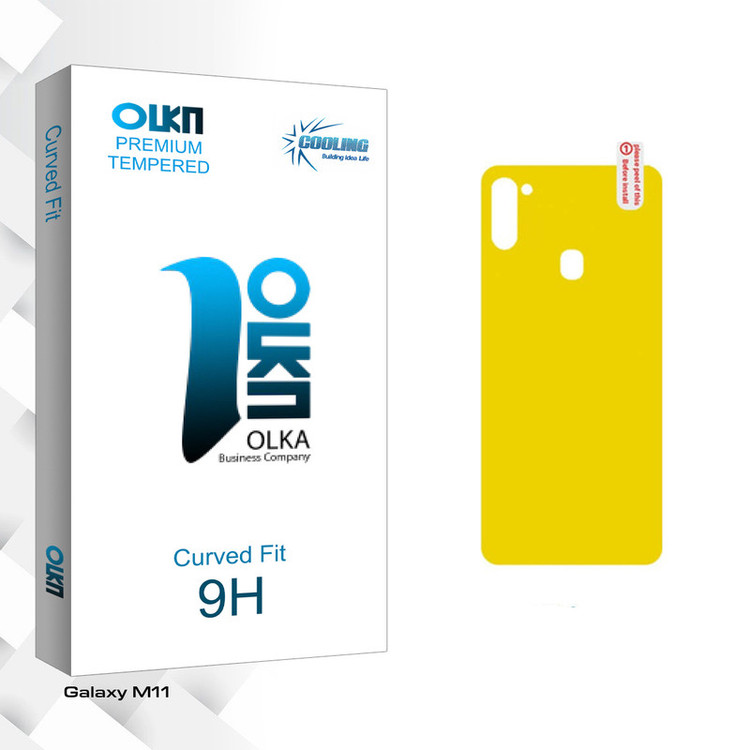 محافظ پشت گوشی کولینگ مدل Olka Glass مناسب برای گوشی موبایل سامسونگ Galaxy M11
