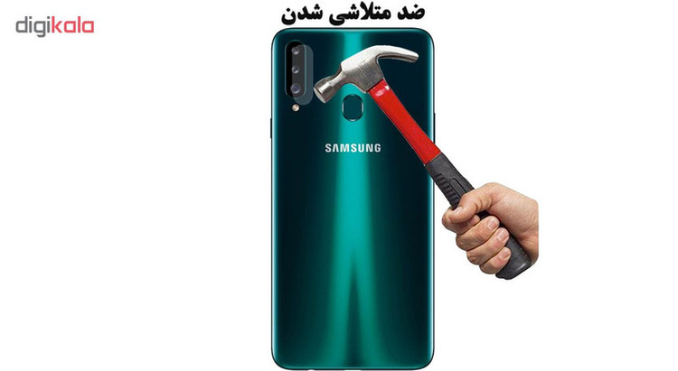 محافظ لنز دوربین هورس مدل UTF مناسب برای گوشی موبایل سامسونگ Galaxy A20s