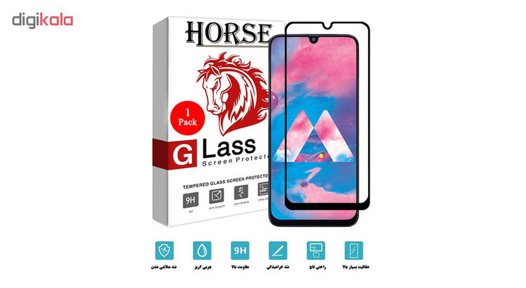 محافظ صفحه نمایش 5D هورس مدل FAG مناسب برای گوشی موبایل سامسونگ Galaxy A40s