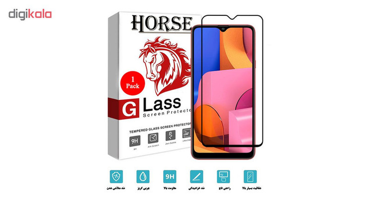 محافظ صفحه نمایش 5D هورس مدل FAG مناسب برای گوشی موبایل سامسونگ Galaxy A20s