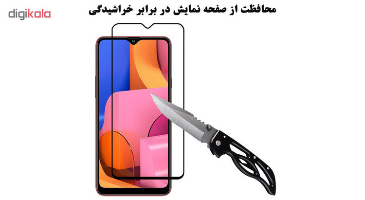 محافظ صفحه نمایش 5D هورس مدل FAG مناسب برای گوشی موبایل سامسونگ Galaxy A20s