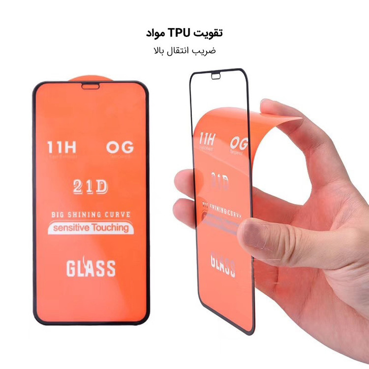محافظ صفحه نمایش فورس گلس مدل 21DFulGlass مناسب برای گوشی موبایل سامسونگ Galaxy A10