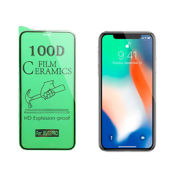 محافظ صفحه نمایش سرامیکی گریفین مدل FLCRG GN pl مناسب برای گوشی موبایل اپل iPhone X