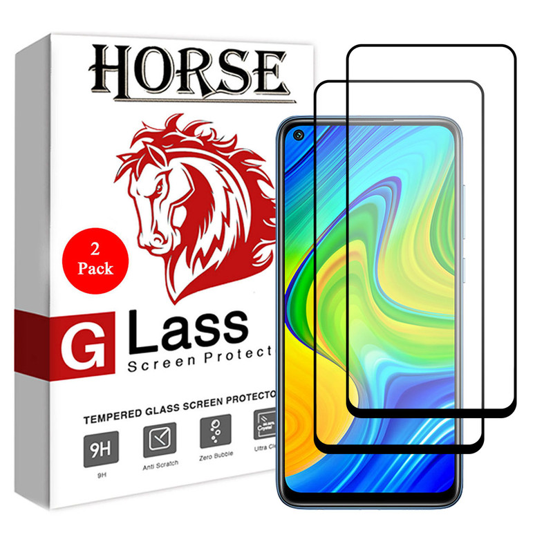 محافظ صفحه نمایش سرامیکی هورس مدل CMT مناسب برای گوشی موبایل شیائومی Redmi Note 9 بسته دو عددی
