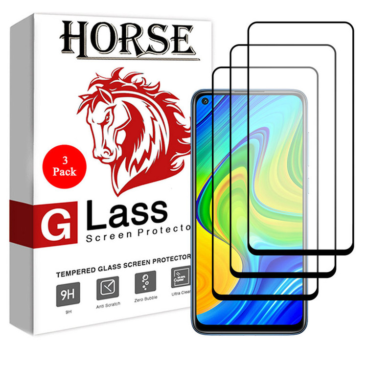 محافظ صفحه نمایش سرامیکی هورس مدل CMT مناسب برای گوشی موبایل شیائومی Redmi Note 9 بسته سه عددی