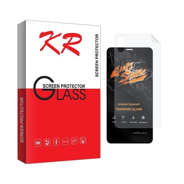 محافظ صفحه نمایش کی آر مدل 2ASN مناسب برای گوشی موبایل اپل iPhone XS به همراه محافظ پشت گوشی