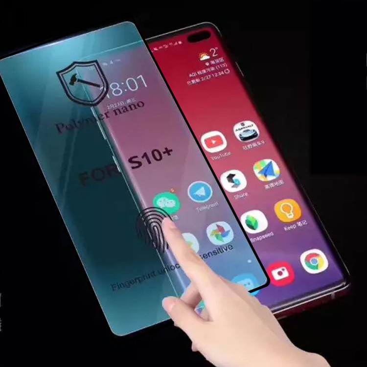 محافظ صفحه نمایش نانو هورس مدل PNNM مناسب برای گوشی موبایل سامسونگ Galaxy S10 Plus بسته دو عددی