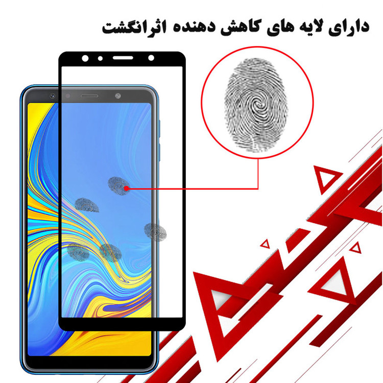 محافظ صفحه نمایش سرامیکی هورس مدل CMT مناسب برای گوشی موبایل سامسونگ Galaxy A7 2018 بسته دو عددی
