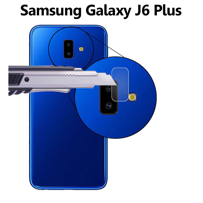 محافظ لنز دوربین هورس مدل UTF مناسب برای گوشی موبایل سامسونگ Galaxy J6 Plus