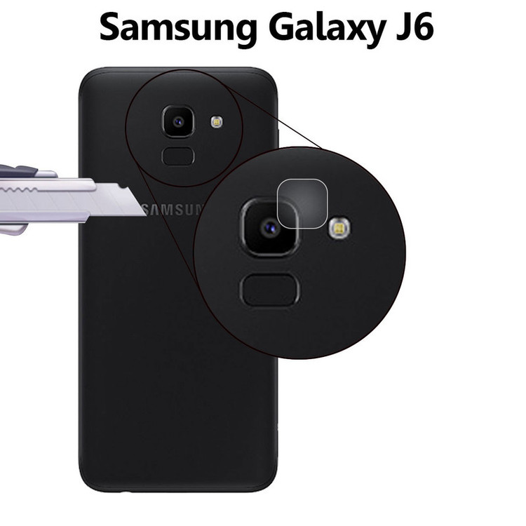 محافظ لنز دوربین هورس مدل UTF مناسب برای گوشی موبایل سامسونگ Galaxy J6 بسته سه عددی