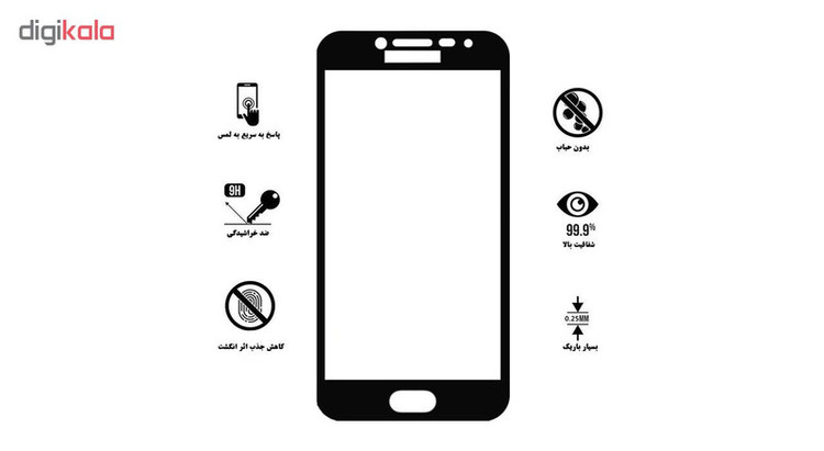 محافظ صفحه نمایش تراستکتور مدل GSS مناسب برای گوشی موبایل سامسونگ Galaxy J2 Pro 2018