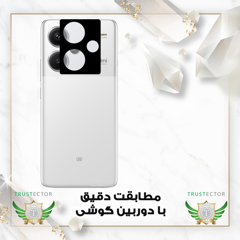 محافظ لنز دوربین تراستکتور مدل LFUT20 مناسب برای گوشی موبایل شیائومی Redmi Note 13 Pro Plus