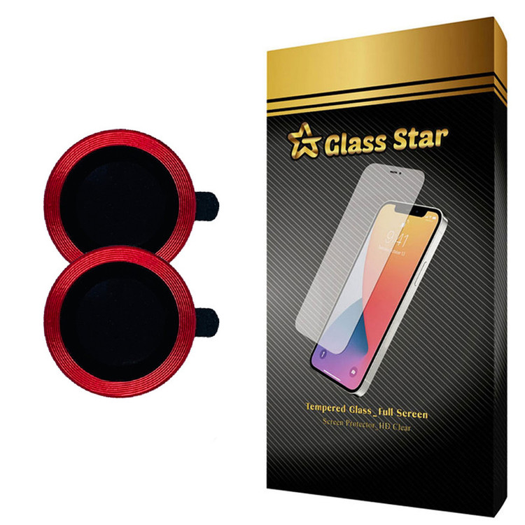 محافظ لنز دوربین گلس استار مدل RING مناسب برای گوشی موبایل اپل iPhone 14 Plus