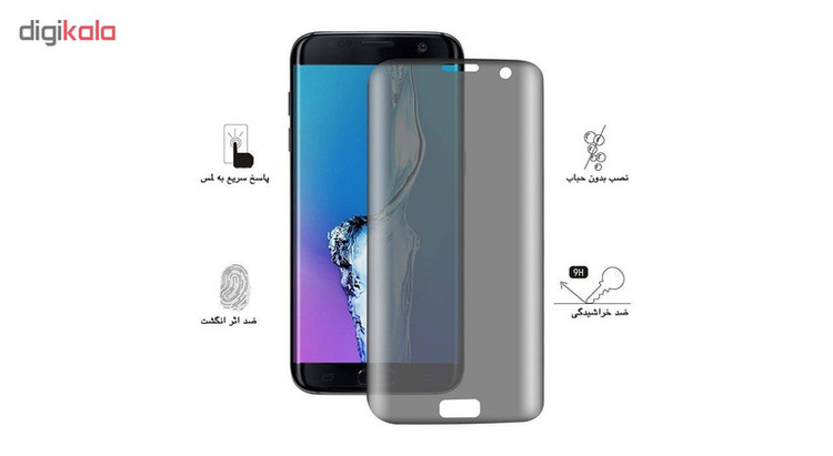 محافظ صفحه نمایش حریم شخصی هورس مدل SSP مناسب برای گوشی موبایل سامسونگ Galaxy S7 Edge