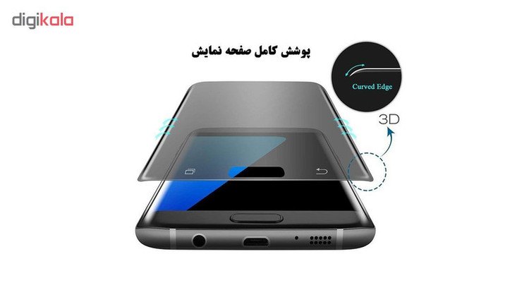 محافظ صفحه نمایش حریم شخصی هورس مدل SSP مناسب برای گوشی موبایل سامسونگ Galaxy S7 Edge