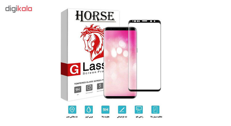 محافظ صفحه نمایش 6D Dual هورس مدل FAG مناسب برای گوشی موبایل سامسونگ Galaxy S8