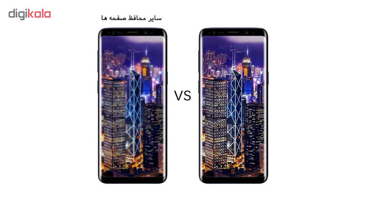 محافظ صفحه نمایش 6D Dual هورس مدل FAG مناسب برای گوشی موبایل سامسونگ Galaxy S8