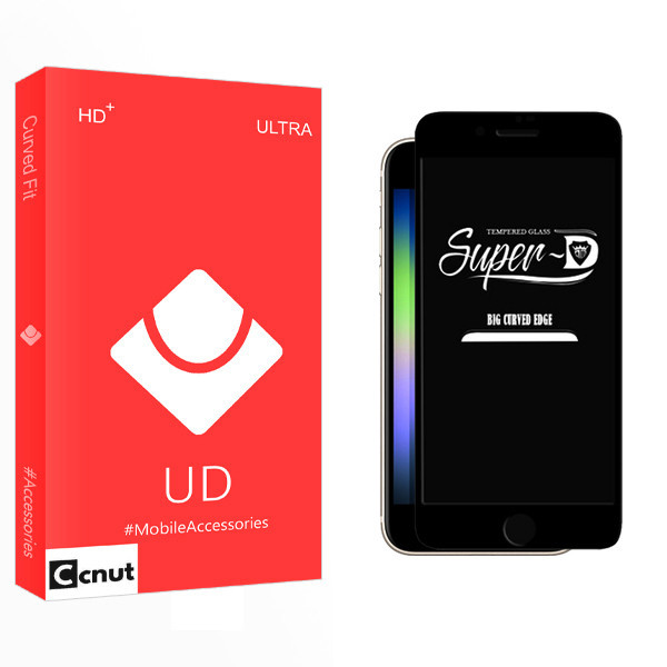 محافظ صفحه نمایش شیشه ای کوکونات مدل UD Ultra Super-D مناسب برای گوشی موبایل اپل iPhone Se 2022