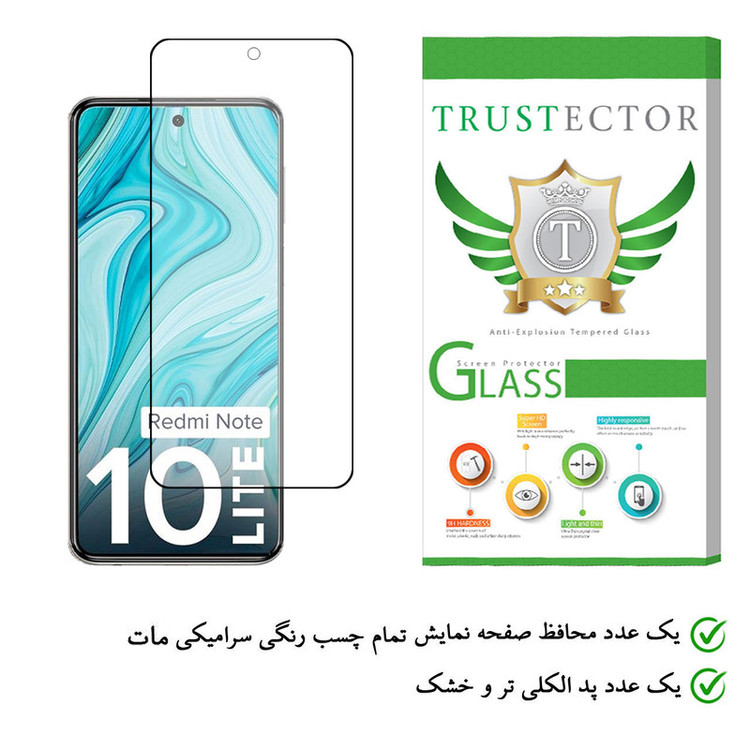 محافظ صفحه نمایش سرامیکی تراستکتور مدل CMA-T مناسب برای گوشی موبایل شیائومی Redmi Note 10 Lite