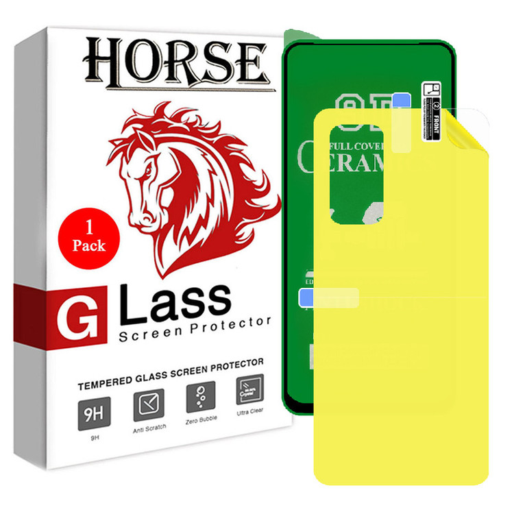 محافظ صفحه نمایش هورس مدل 2CRN مناسب برای گوشی موبایل شیائومی Redmi K30S به همراه محافظ پشت گوشی