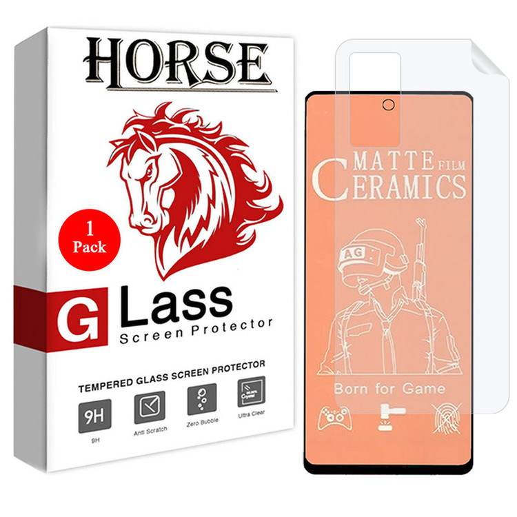 محافظ صفحه نمایش مات هورس مدل 2CMN مناسب برای گوشی موبایل شیائومی Redmi Note 11 Pro 5G به همراه محافظ پشت گوشی