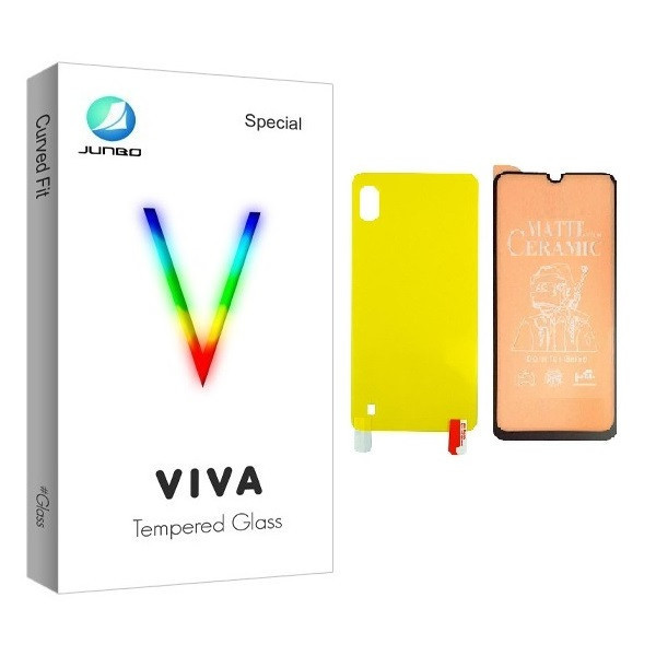 محافظ صفحه نمایش مات جانبو مدل CR-A10 مناسب برای گوشی موبایل سامسونگ Galaxy A10 به همراه محافظ پشت گوشی