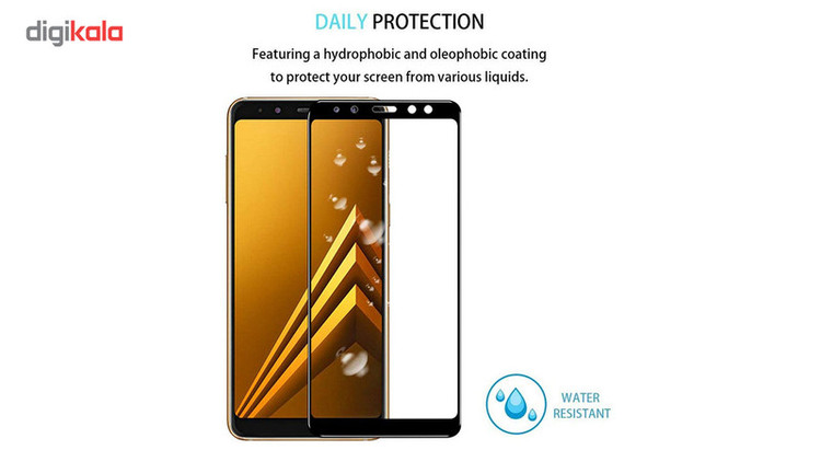 محافظ صفحه نمایش نانو و 5D هورس مدل FAG مناسب برای گوشی موبایل سامسونگ A8 Plus 2018 مجموعه سه عددی
