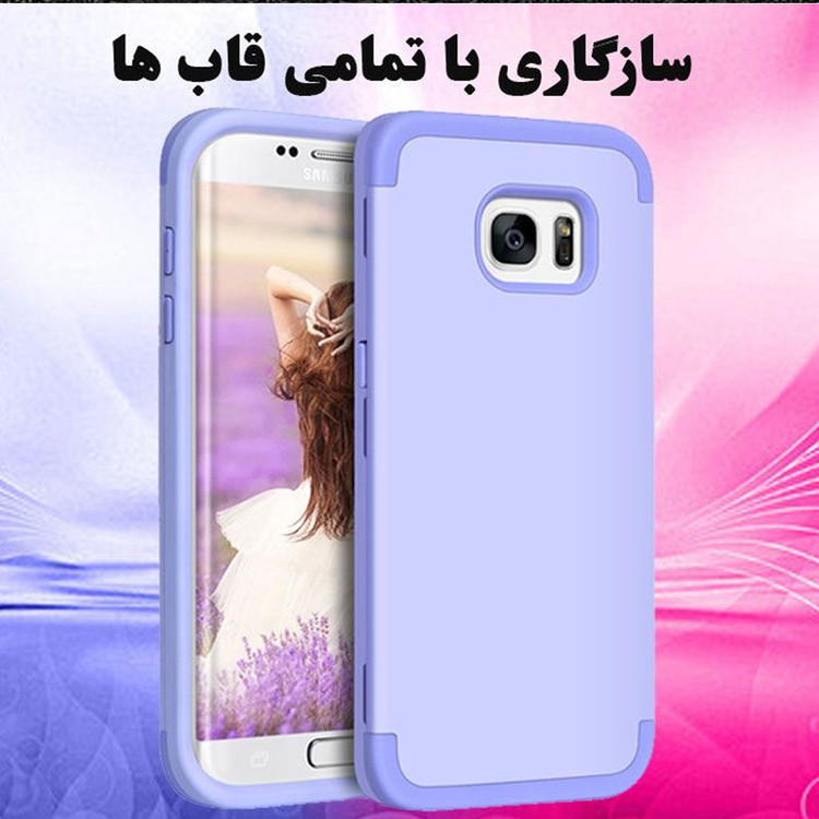 محافظ صفحه نمایش 5D هورس مدل FAG مناسب برای گوشی موبایل سامسونگ Galaxy S7 بسته دو عددی